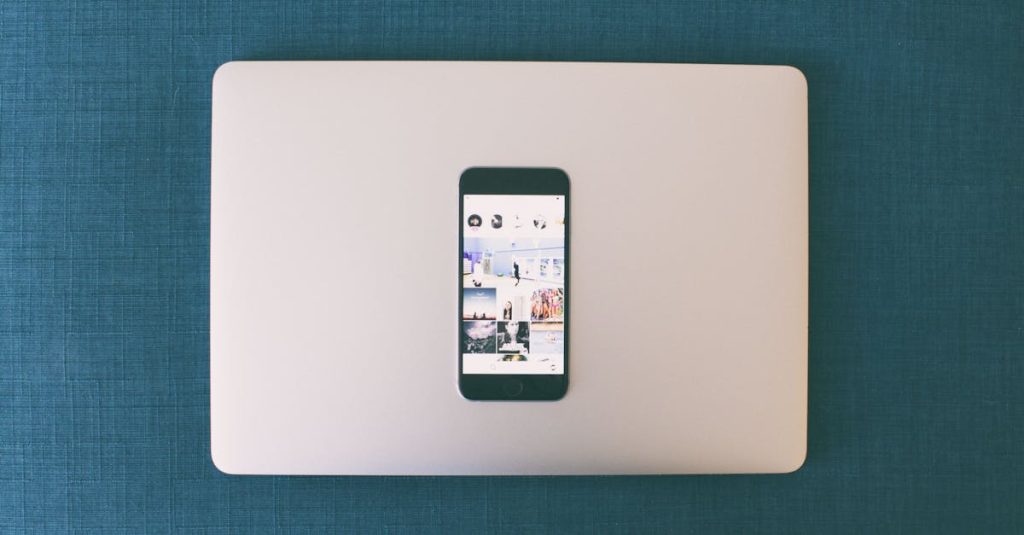 Tela mostrando análises de engajamento no Instagram com gráficos e dados